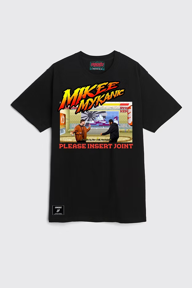 Mikee Mykanic Insert Join Tee White/Black