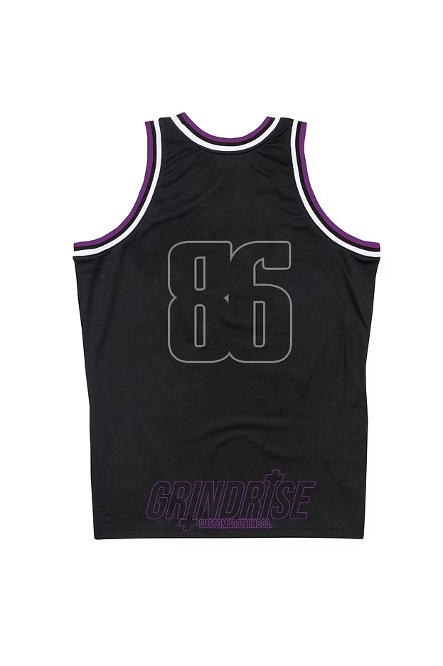 Hooded Death Violet/Green Jersey