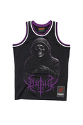 Hooded Death Violet/Green Jersey