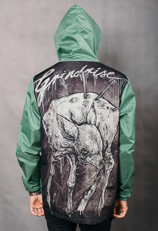 B. Is Dead Crazy Green Jacket winter/windbreaker