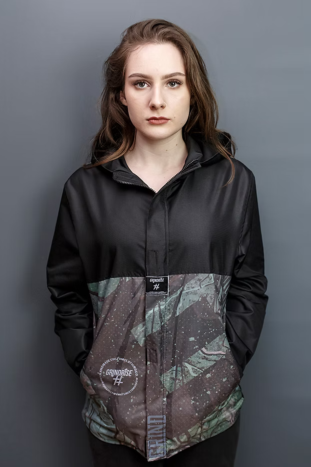 Camo Windbreaker