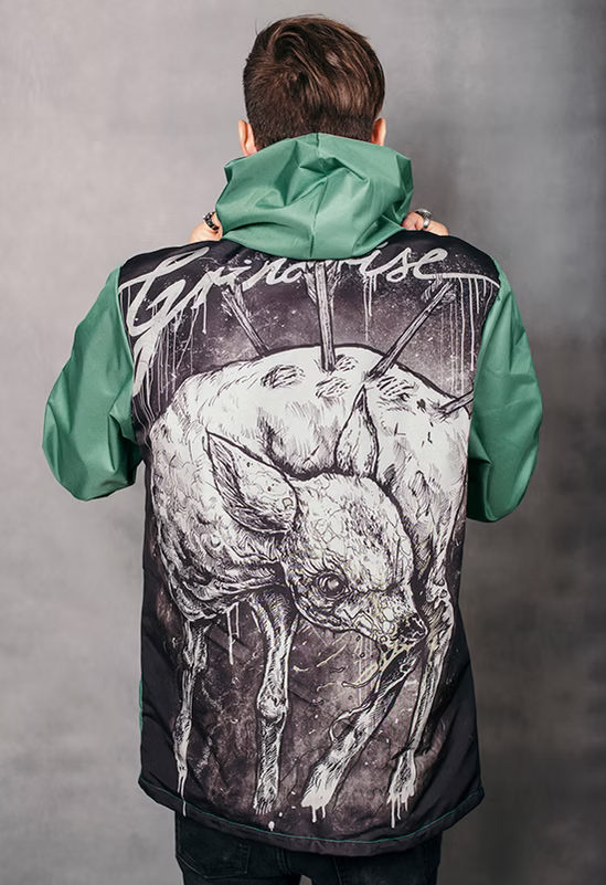 B. Is Dead Crazy Green Jacket winter/windbreaker