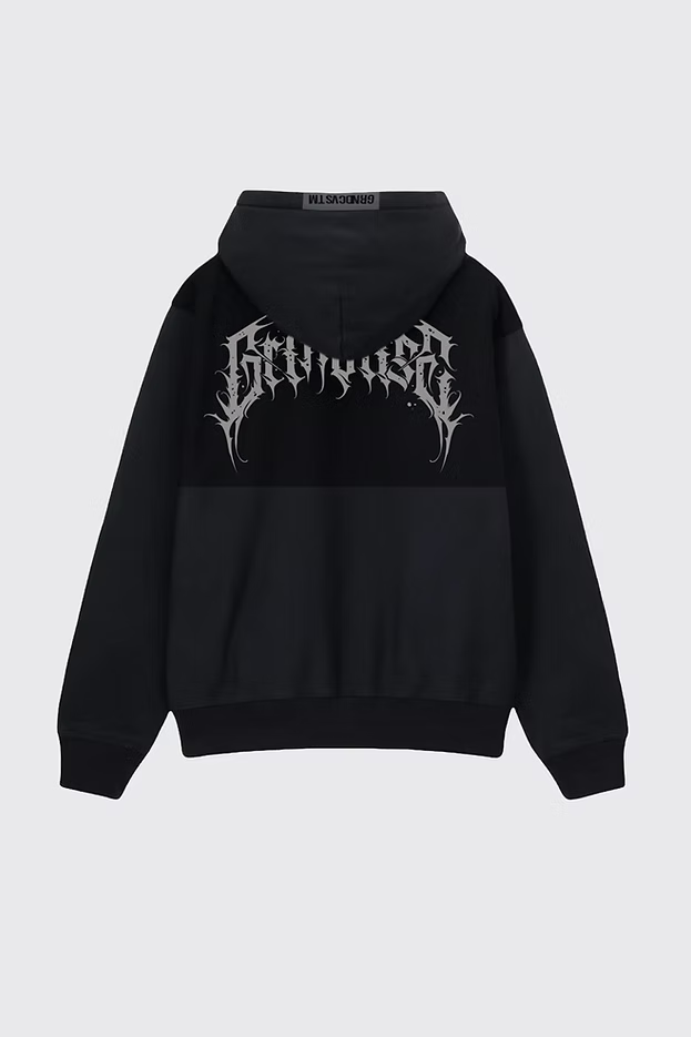 Death Logo Zipup Hoodie