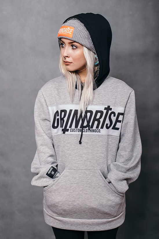 ICECREAM Grey Hoodie