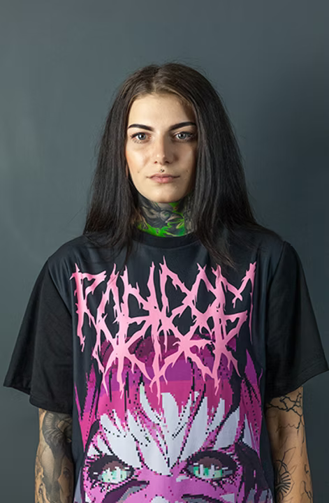 Random Order Pixel Hentai Tee