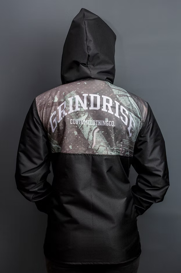 Camo Windbreaker