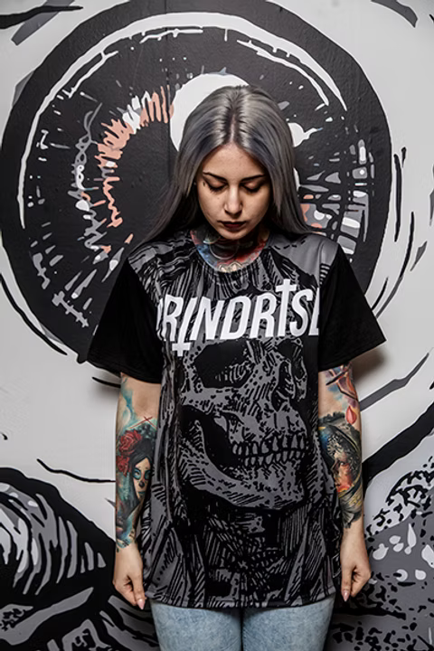 Mr. Death Custom Fullprint Tee