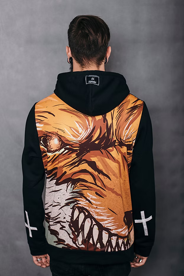GR Fox Black Hoodie