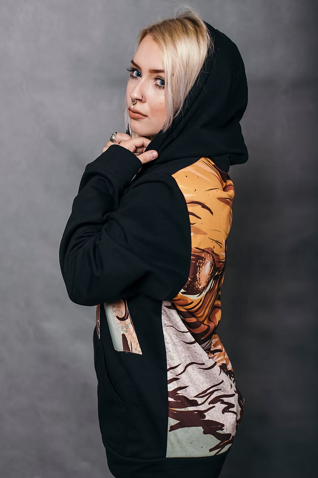 GR Fox Black Hoodie