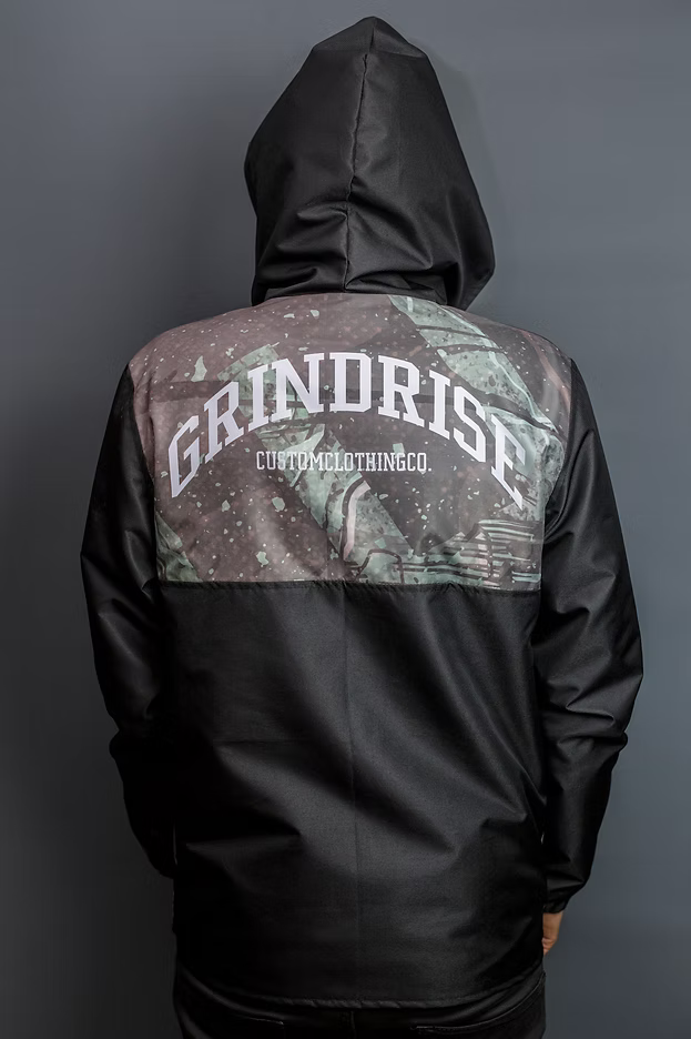 Camo Windbreaker