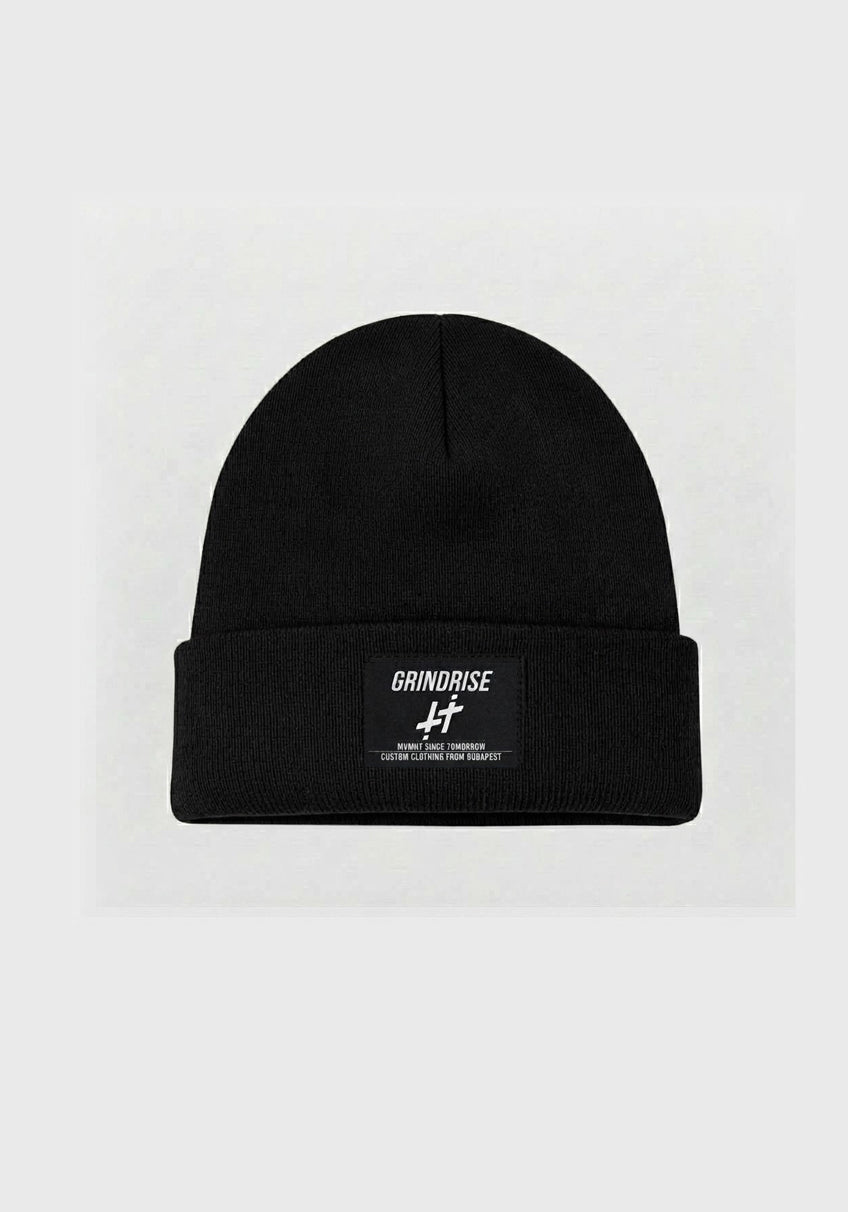 Basic Beanie black/green/mustard/darkheathergray