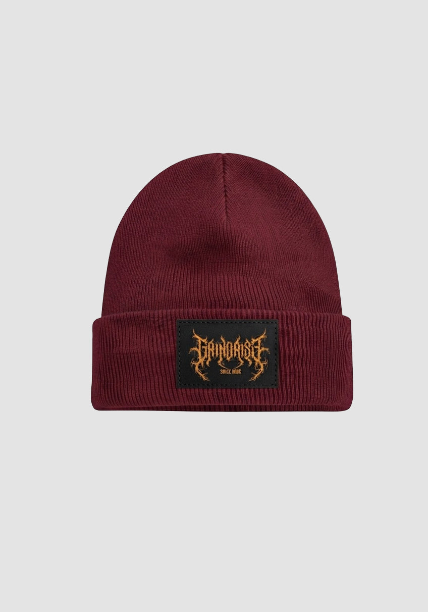 Deathmetal Logo Beanie black/green/mustard/heathergray/burgundy