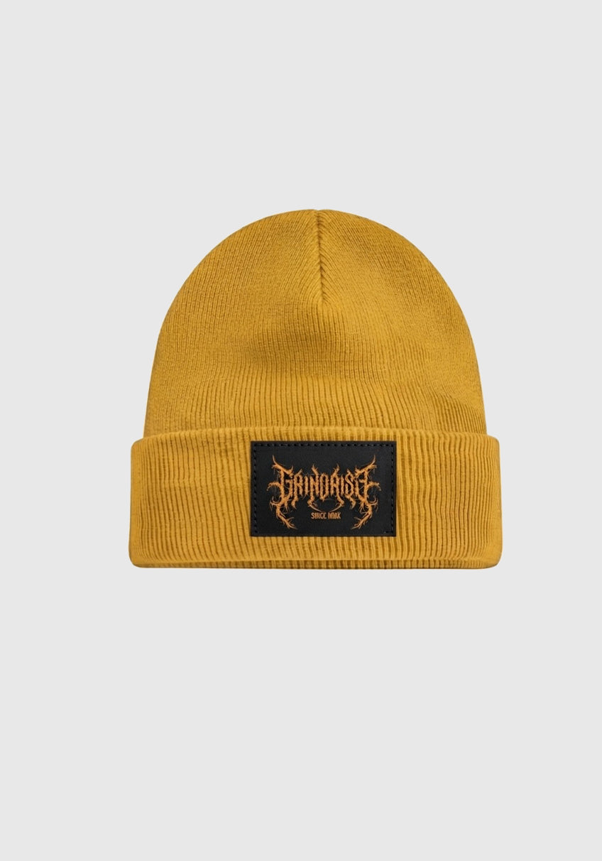 Deathmetal Logo Beanie black/green/mustard/heathergray/burgundy