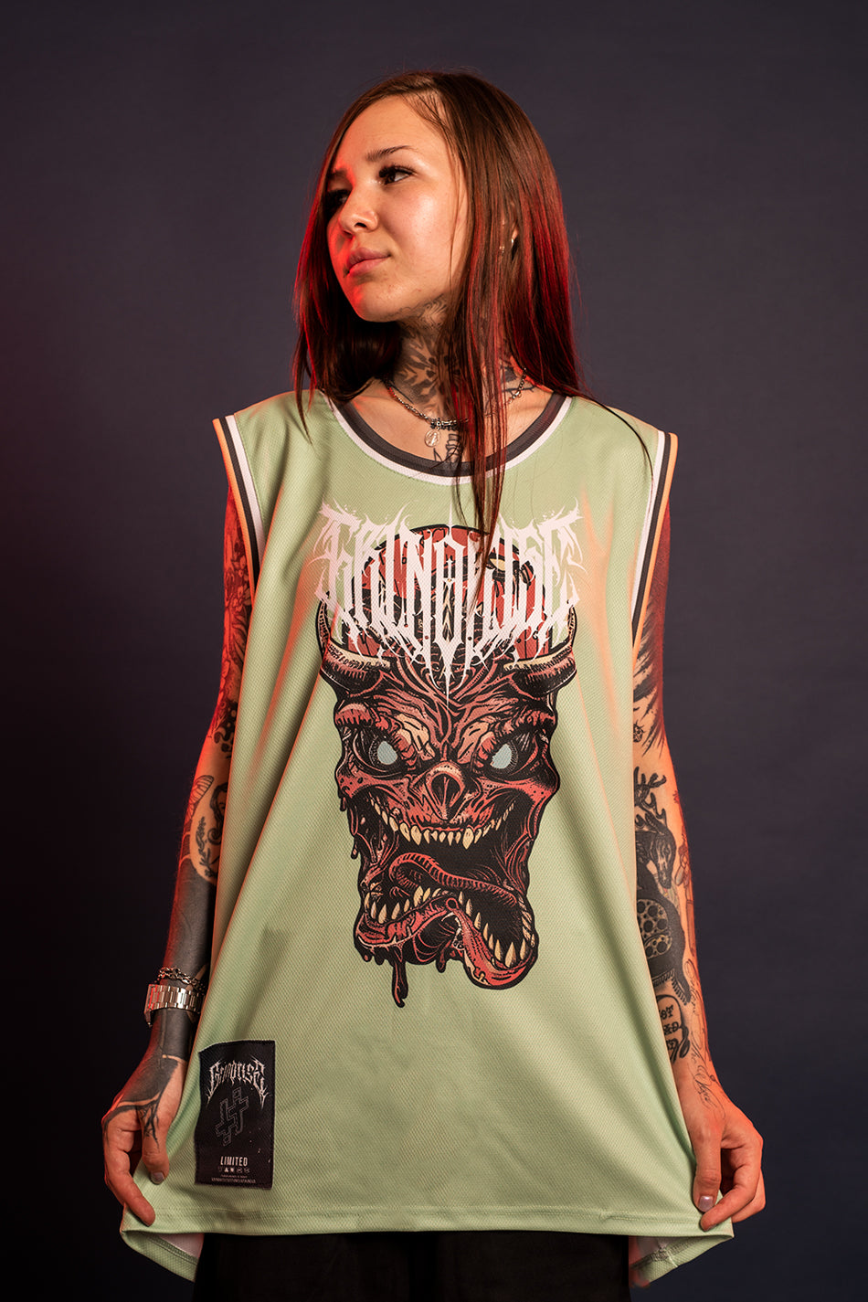 Santa Cruz Jersey Black/Poisongreen