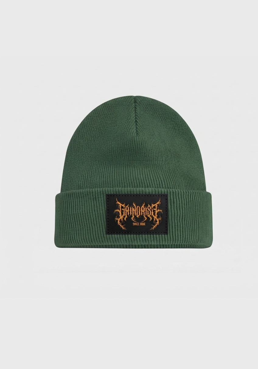 Deathmetal Logo Beanie black/green/mustard/heathergray/burgundy