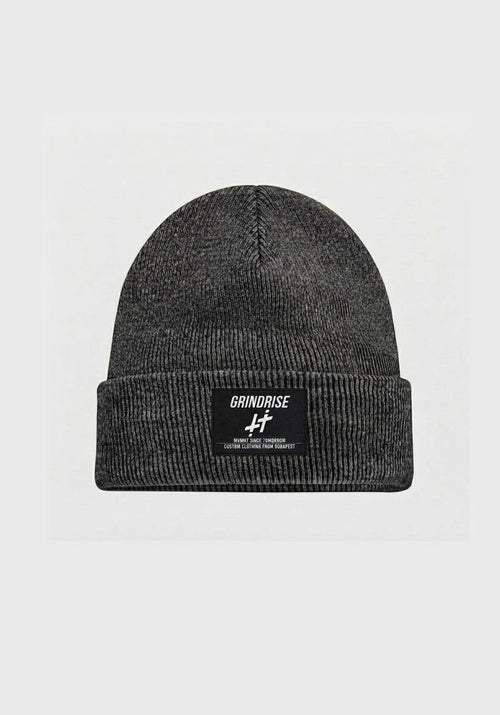 Basic Beanie black/green/mustard/darkheathergray