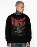 Motoko Red Crewneck